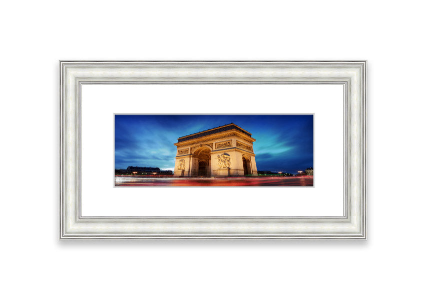 Arc De Triomphe 7 framed print in multiple frame colours, showcasing intricate details and vibrant colors.