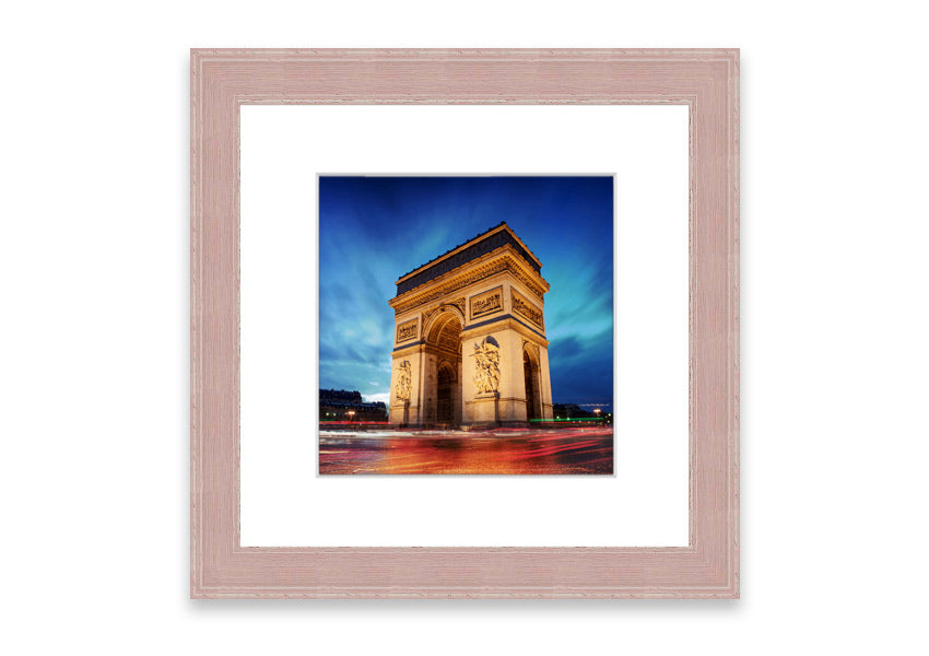 Arc De Triomphe 7 framed print in multiple frame colours, showcasing intricate details and vibrant colors.