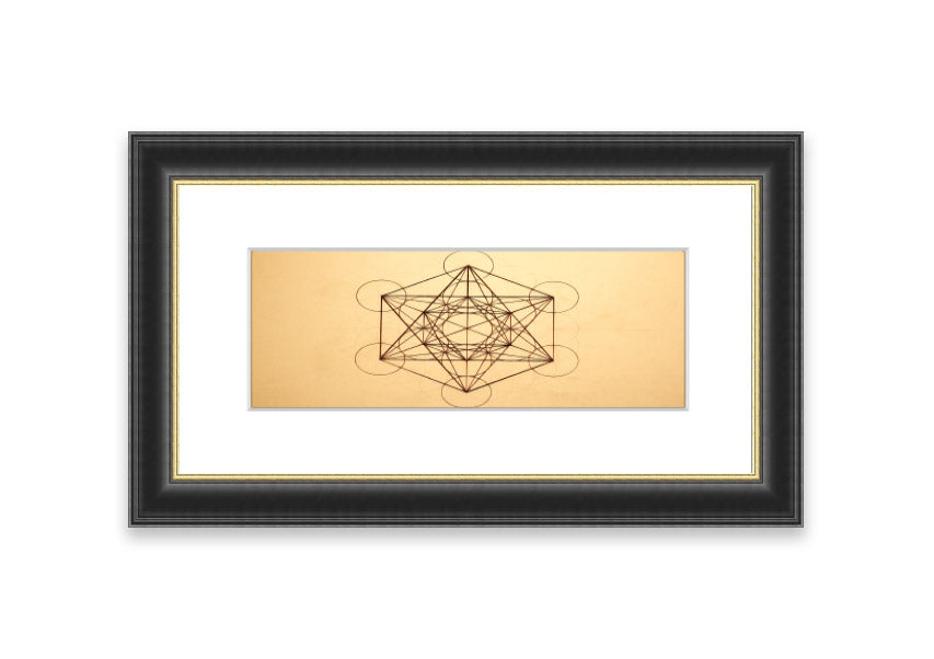 Architects Cube framed print in multiple frame colors, showcasing modern architectural design, ready to hang.