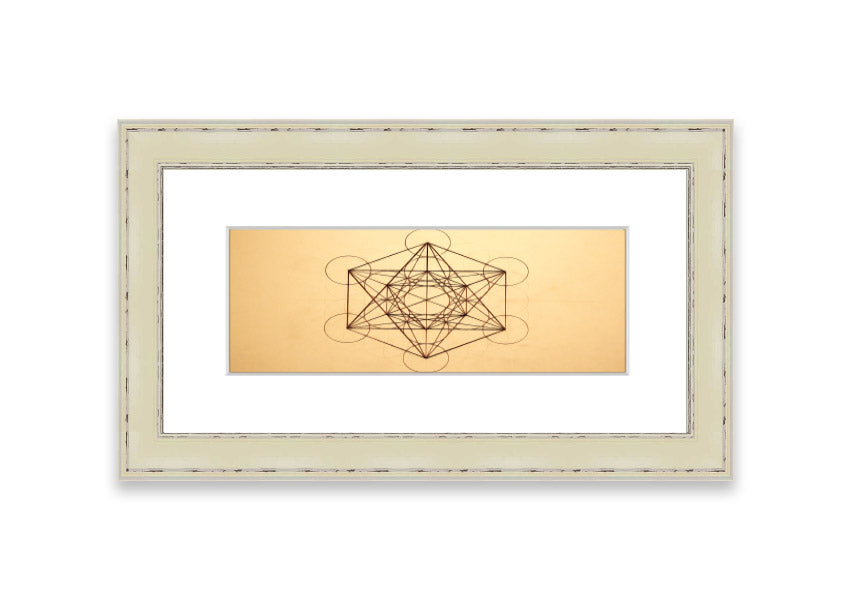 Architects Cube framed print in multiple frame colors, showcasing modern architectural design, ready to hang.