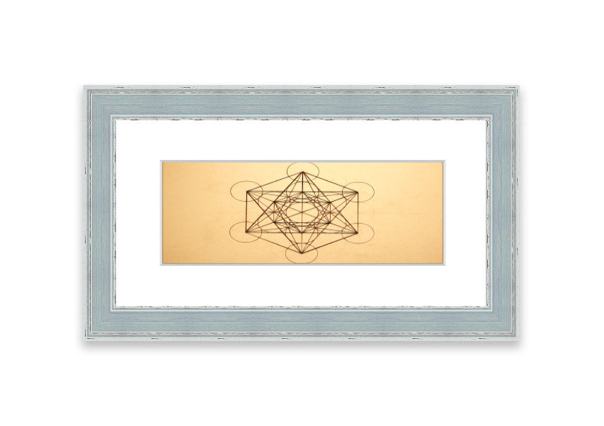 Architects Cube framed print in multiple frame colors, showcasing modern architectural design, ready to hang.