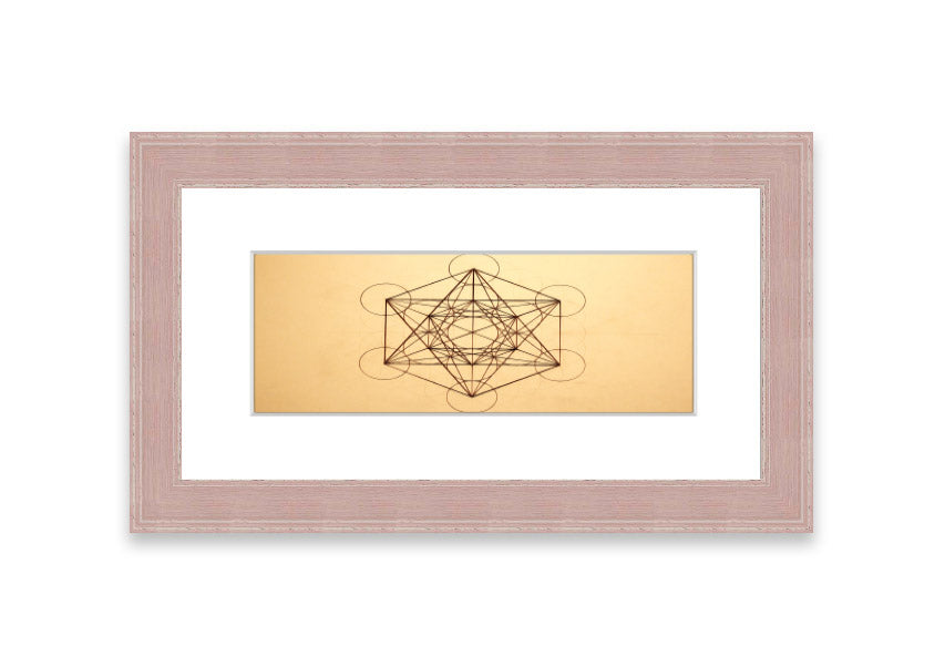 Architects Cube framed print in multiple frame colors, showcasing modern architectural design, ready to hang.