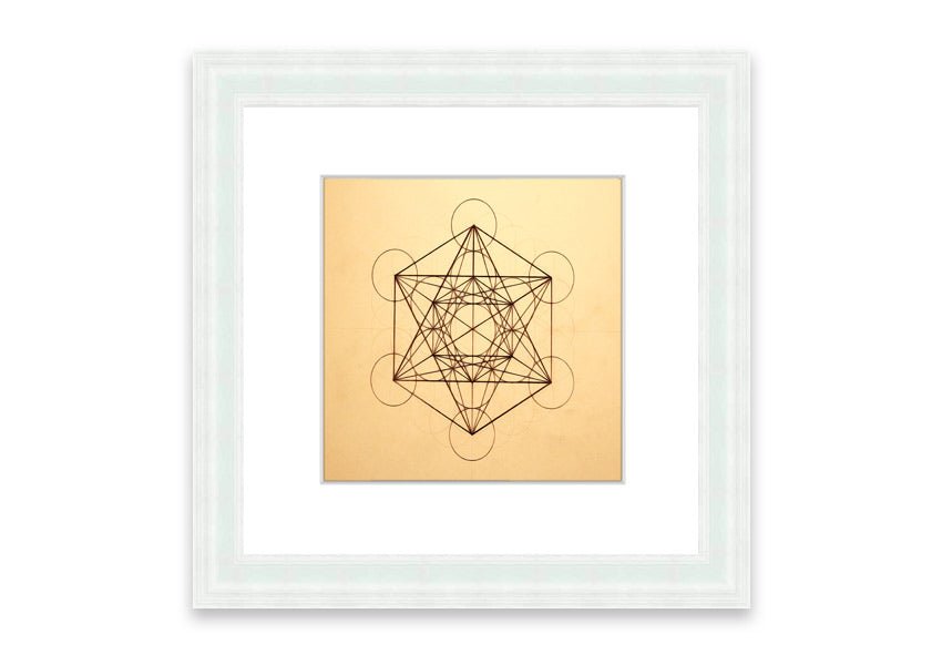 Architects Cube framed print in multiple frame colors, showcasing modern architectural design, ready to hang.