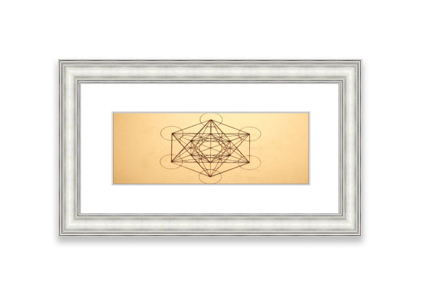 Architects Cube framed print in multiple frame colors, showcasing modern architectural design, ready to hang.