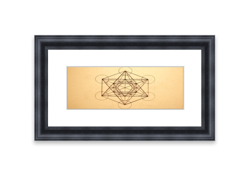 Architects Cube framed print in multiple frame colors, showcasing modern architectural design, ready to hang.