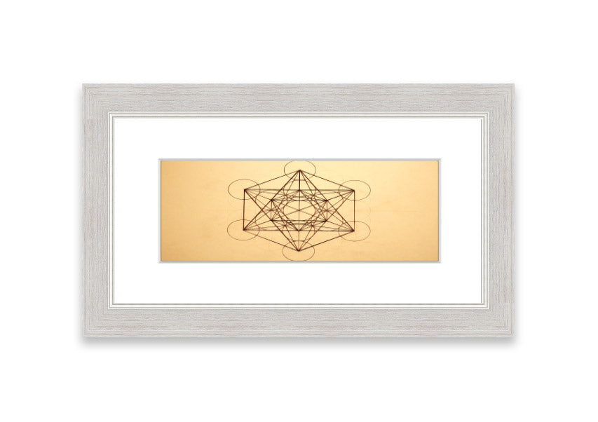 Architects Cube framed print in multiple frame colors, showcasing modern architectural design, ready to hang.