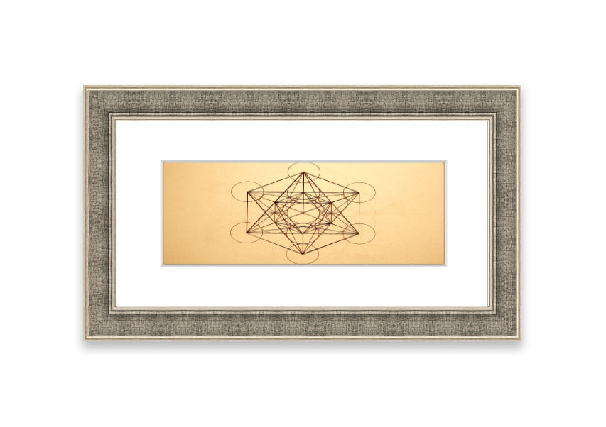 Architects Cube framed print in multiple frame colors, showcasing modern architectural design, ready to hang.