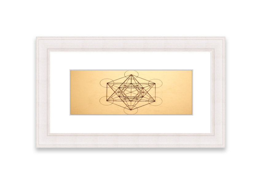 Architects Cube framed print in multiple frame colors, showcasing modern architectural design, ready to hang.