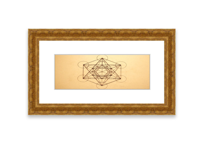 Architects Cube framed print in multiple frame colors, showcasing modern architectural design, ready to hang.