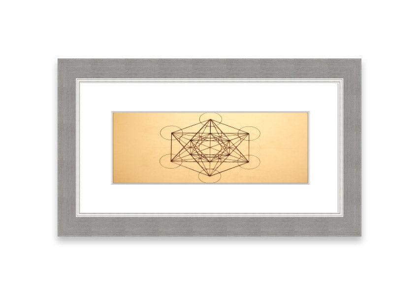 Architects Cube framed print in multiple frame colors, showcasing modern architectural design, ready to hang.