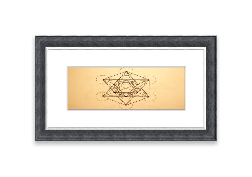 Architects Cube framed print in multiple frame colors, showcasing modern architectural design, ready to hang.