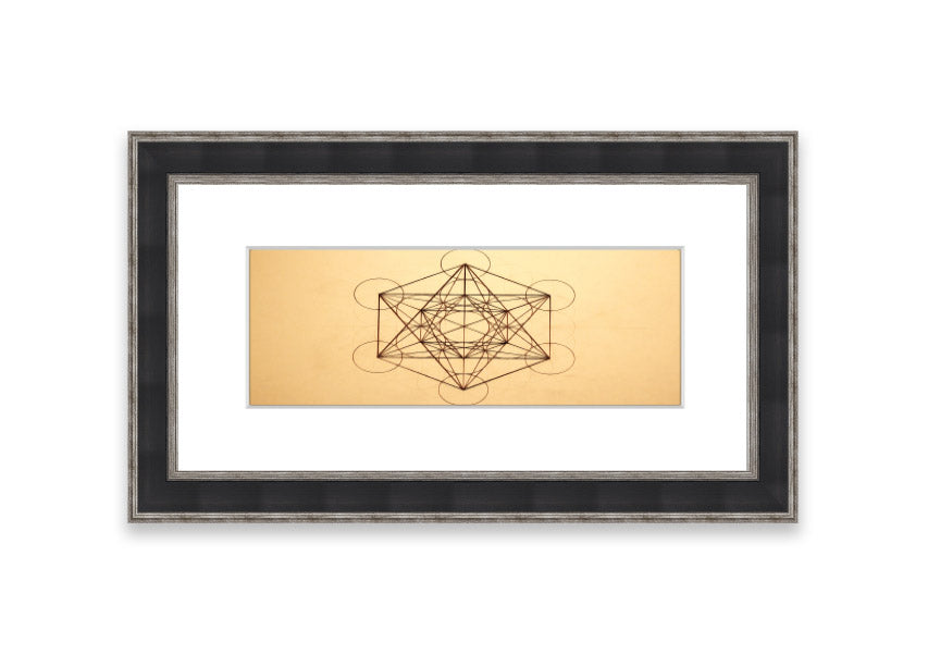 Architects Cube framed print in multiple frame colors, showcasing modern architectural design, ready to hang.