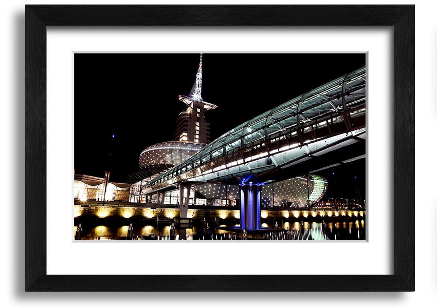 Architects Walkway framed print showcasing intricate architectural design, available in various frame colors.