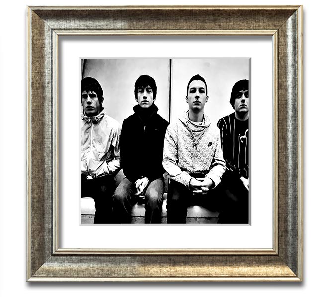 Arctic Monkeys Square Framed Print in various frame colours, showcasing the band's iconic artwork.