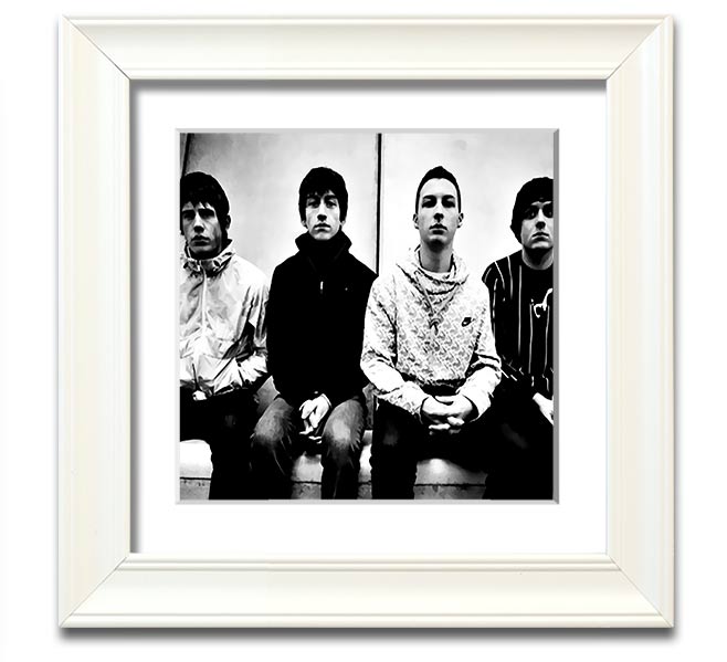 Arctic Monkeys Square Framed Print in various frame colours, showcasing the band's iconic artwork.