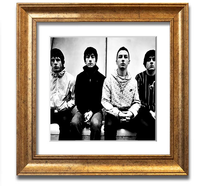 Arctic Monkeys Square Framed Print in various frame colours, showcasing the band's iconic artwork.