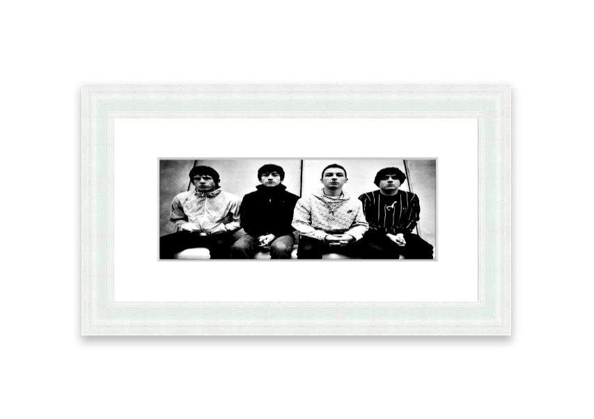 Framed print of Arctic Monkeys in Cornwall, showcasing vibrant colors and quality craftsmanship, ready to hang.