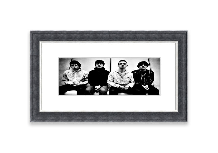 Framed print of Arctic Monkeys in Cornwall, showcasing vibrant colors and quality craftsmanship, ready to hang.