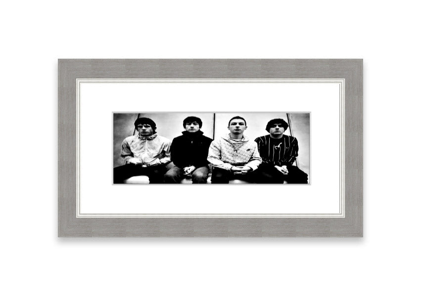 Framed print of Arctic Monkeys in Cornwall, showcasing vibrant colors and quality craftsmanship, ready to hang.