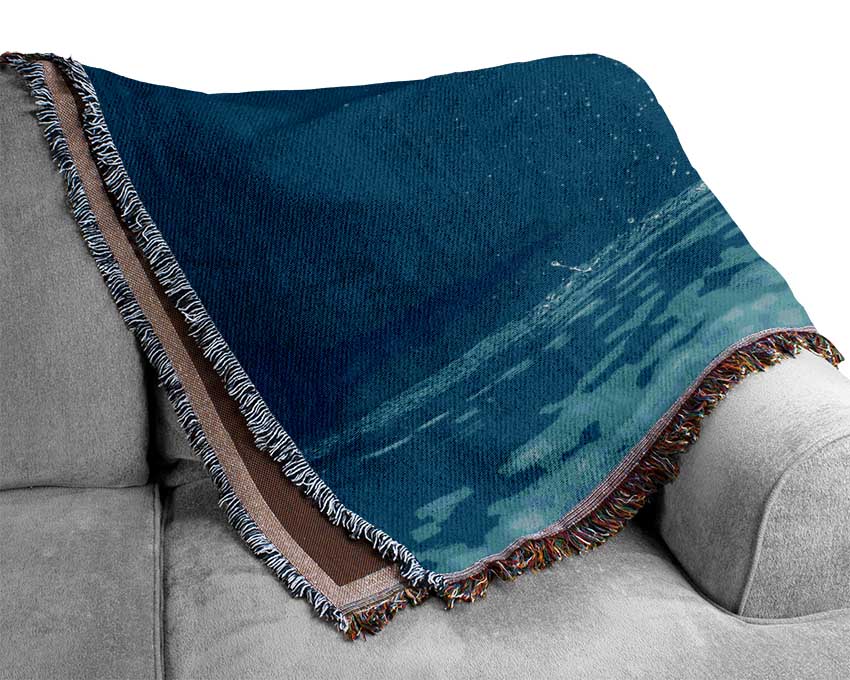 A luxurious Arctic Tern throw blanket made from 100% cotton, featuring a thermal weave design in a neutral color, perfect for enhancing home decor.