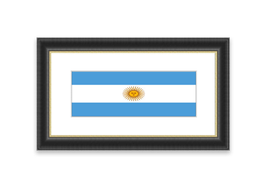 Argentina 1 Cornwall framed print showcasing a beautiful landscape, available in various frame colors.