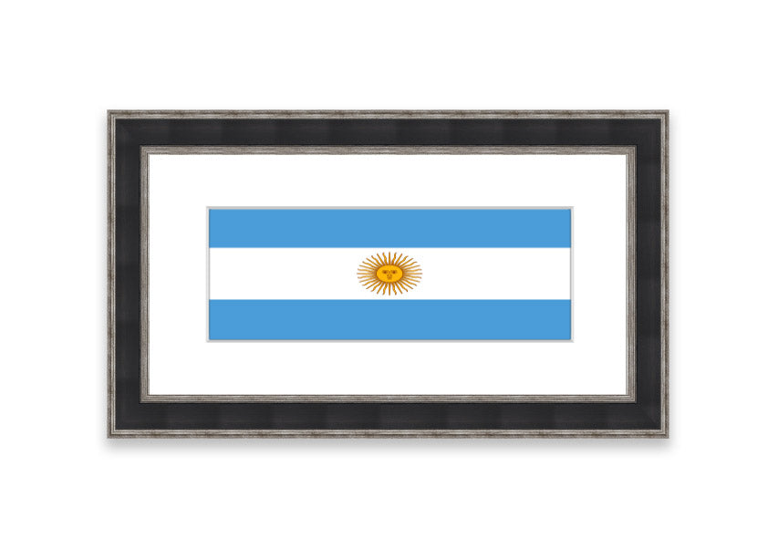 Argentina 1 Cornwall framed print showcasing a beautiful landscape, available in various frame colors.