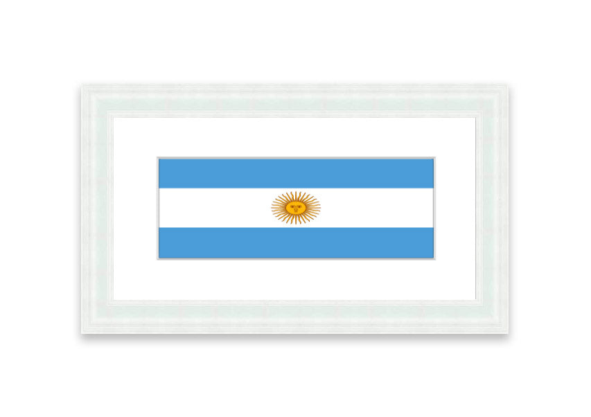 Argentina 1 Cornwall framed print showcasing a beautiful landscape, available in various frame colors.