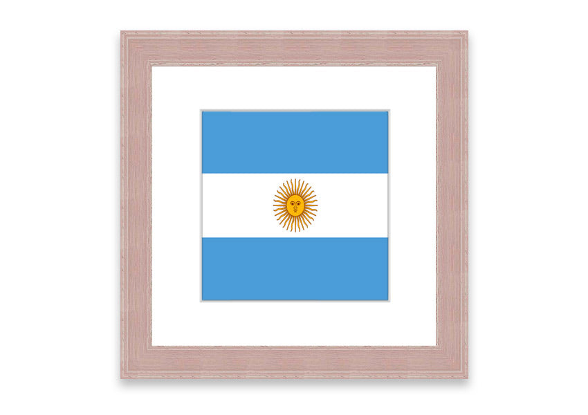 Argentina 1 Cornwall framed print showcasing a beautiful landscape, available in various frame colors.