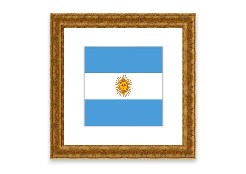 Argentina 1 Cornwall framed print showcasing a beautiful landscape, available in various frame colors.