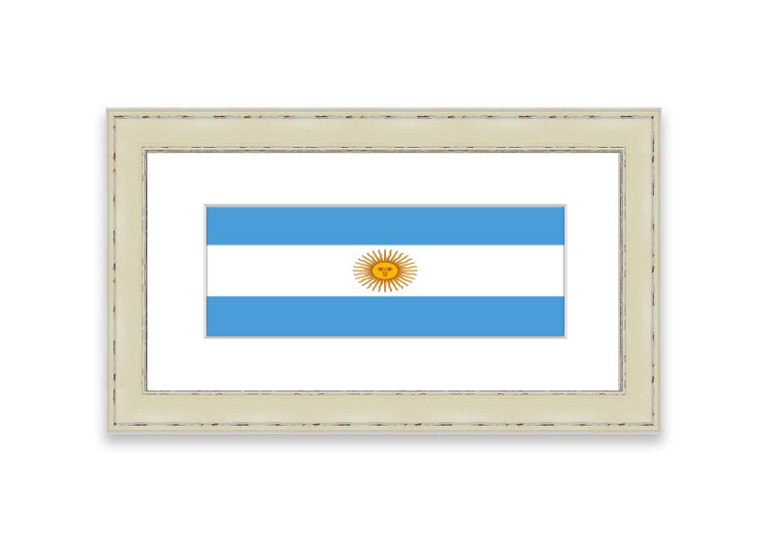 Argentina 1 Cornwall framed print showcasing a beautiful landscape, available in various frame colors.