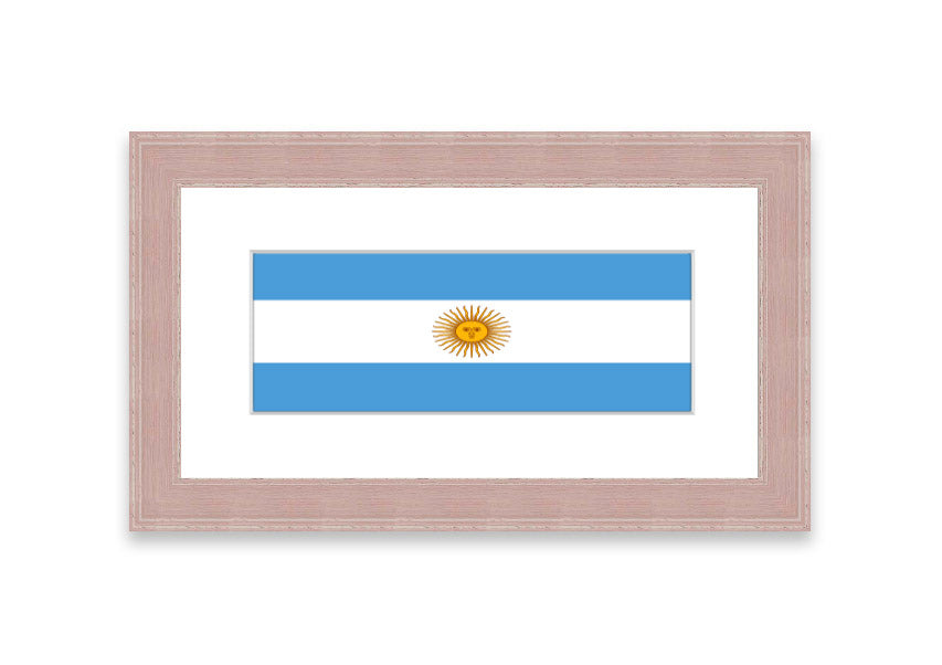 Argentina 1 Cornwall framed print showcasing a beautiful landscape, available in various frame colors.