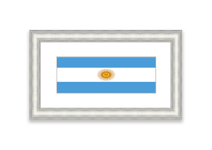 Argentina 1 Cornwall framed print showcasing a beautiful landscape, available in various frame colors.