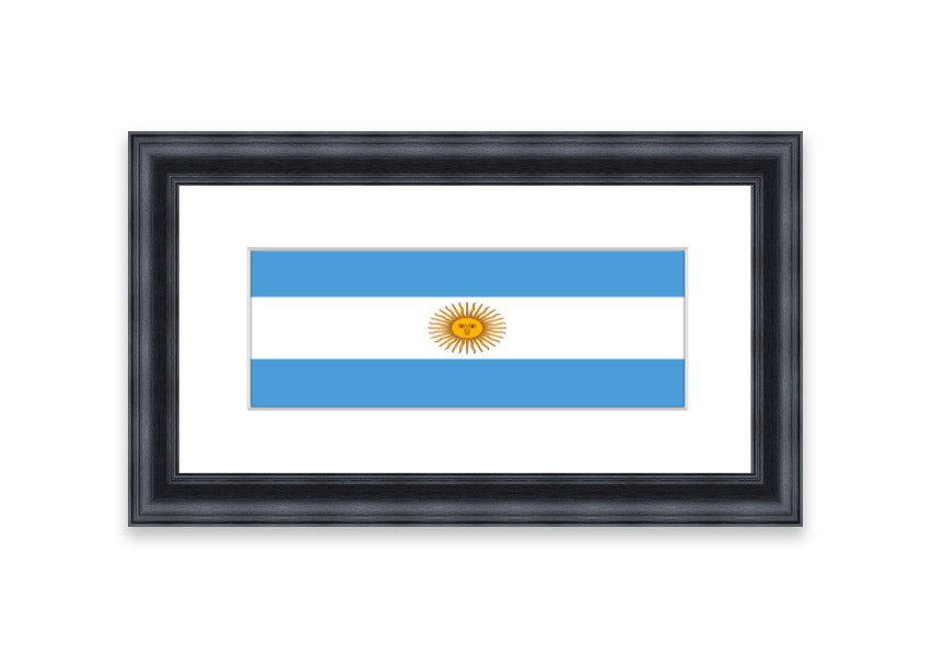 Argentina 1 Cornwall framed print showcasing a beautiful landscape, available in various frame colors.