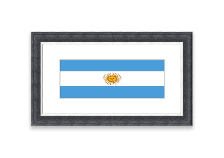 Argentina 1 Cornwall framed print showcasing a beautiful landscape, available in various frame colors.