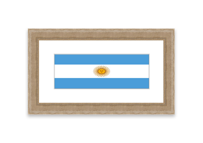 Argentina 1 Cornwall framed print showcasing a beautiful landscape, available in various frame colors.