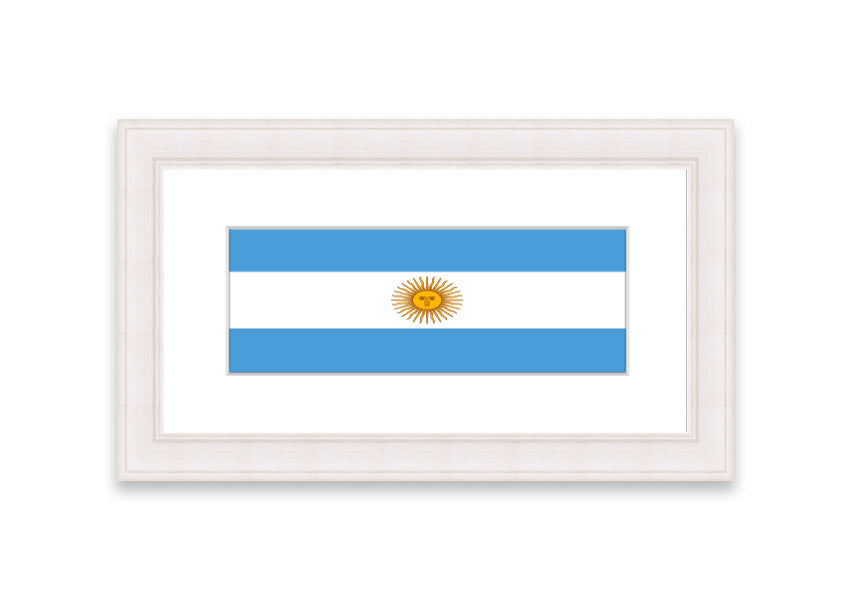 Argentina 1 Cornwall framed print showcasing a beautiful landscape, available in various frame colors.