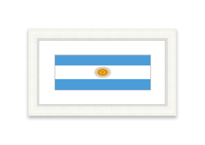 Argentina 1 Cornwall framed print showcasing a beautiful landscape, available in various frame colors.