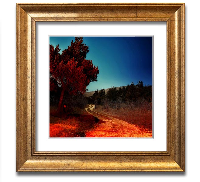 Armenia Secret Place Square Framed Print in various frame colors, showcasing a beautiful artwork ready to hang.