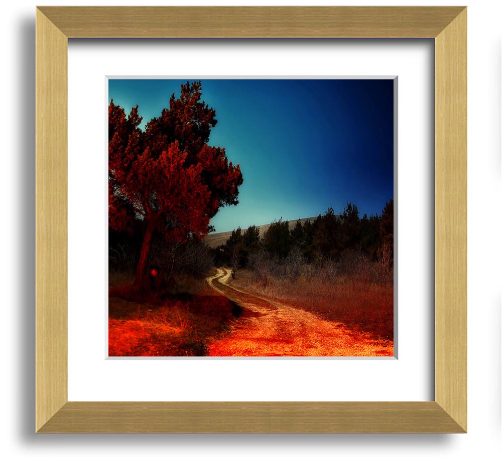 Armenia Secret Place Square Framed Print in various frame colors, showcasing a beautiful artwork ready to hang.