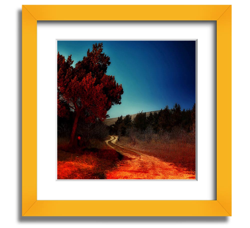 Armenia Secret Place Square Framed Print in various frame colors, showcasing a beautiful artwork ready to hang.