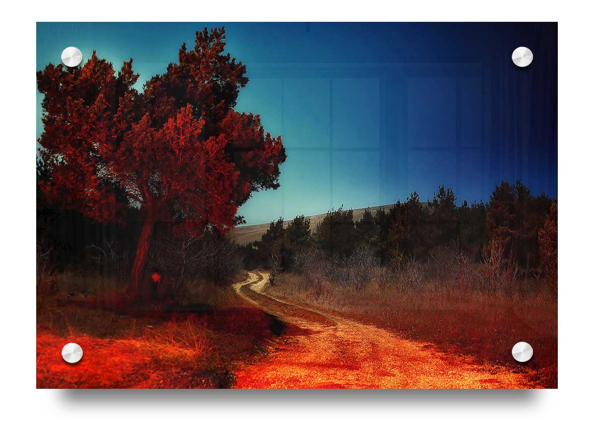 A vibrant acrylic print of Armenia's Secret Place, showcasing stunning scenery on 5mm thick acrylic glass.