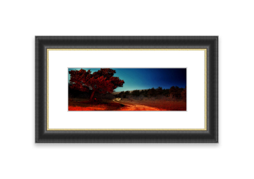 Framed print of Armenia's landscape, showcasing vibrant colors and intricate details, ready to hang.