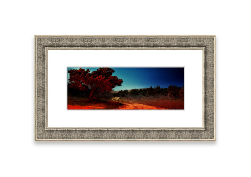 Framed print of Armenia's landscape, showcasing vibrant colors and intricate details, ready to hang.