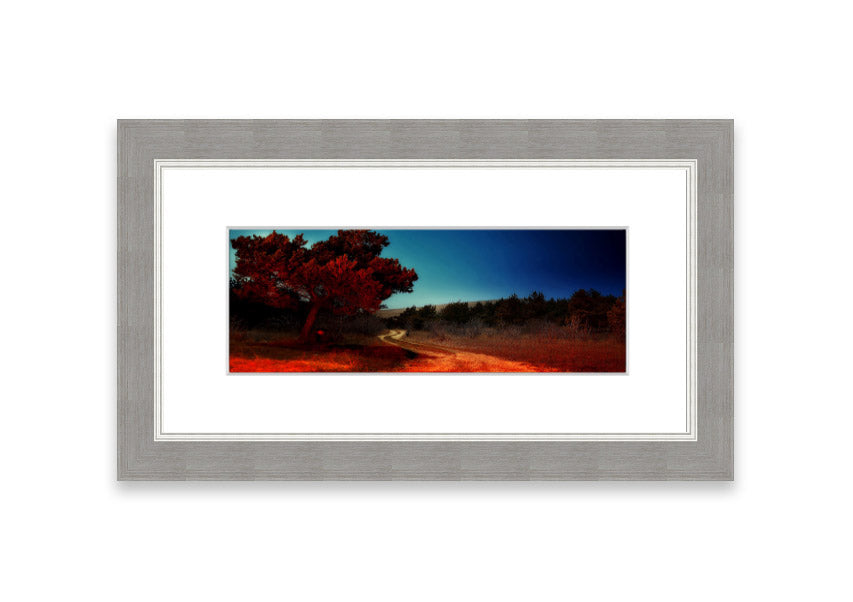 Framed print of Armenia's landscape, showcasing vibrant colors and intricate details, ready to hang.