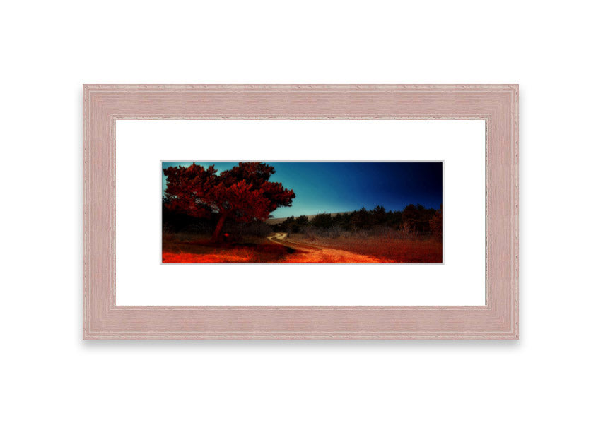 Framed print of Armenia's landscape, showcasing vibrant colors and intricate details, ready to hang.