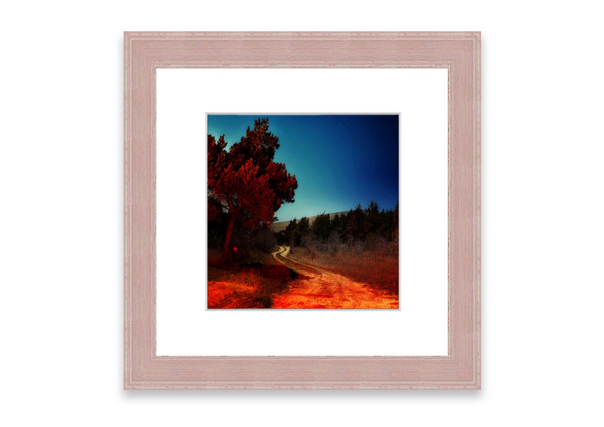 Framed print of Armenia's landscape, showcasing vibrant colors and intricate details, ready to hang.