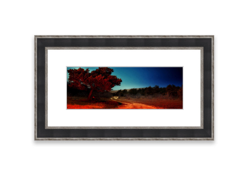 Framed print of Armenia's landscape, showcasing vibrant colors and intricate details, ready to hang.