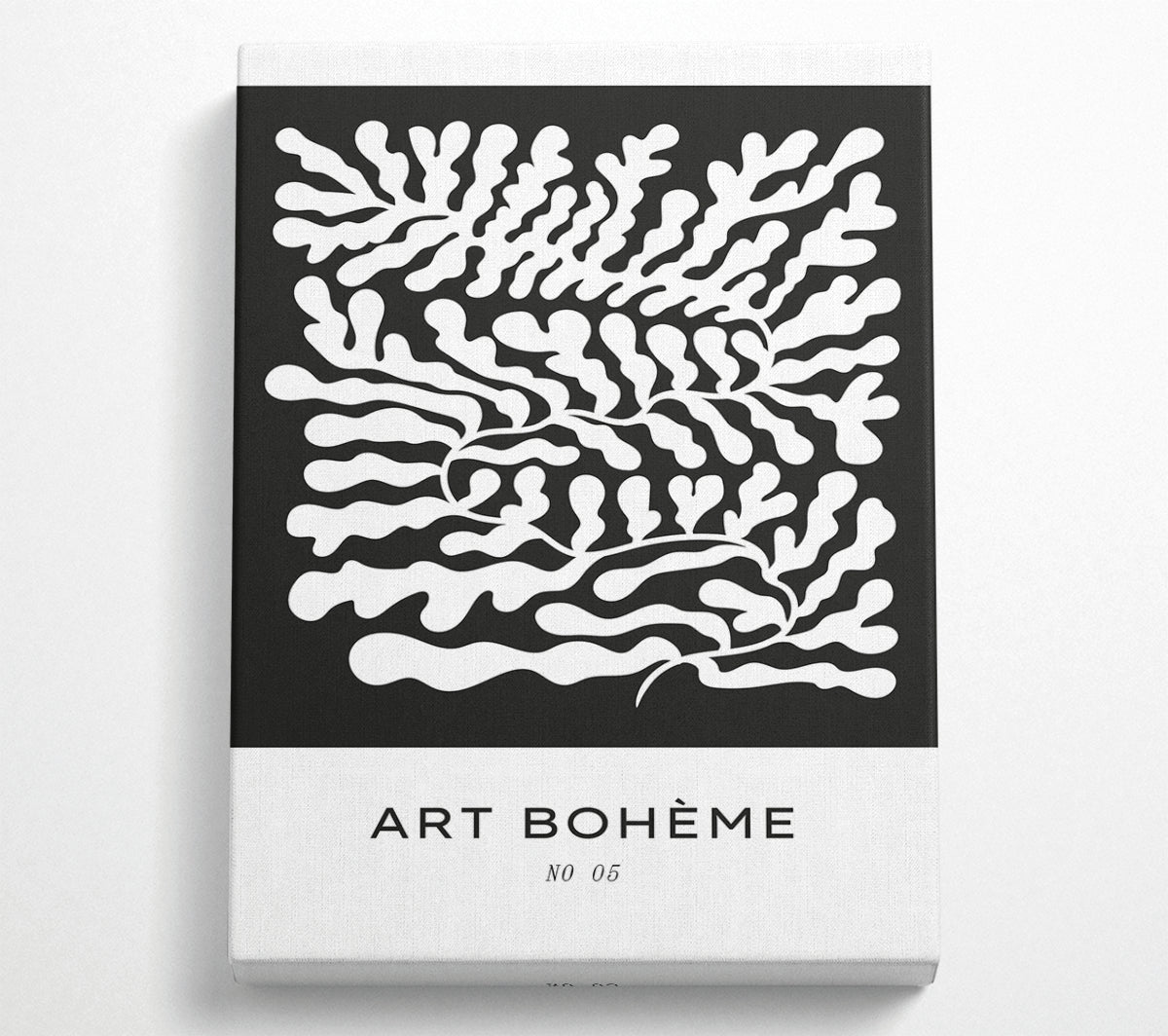 Art Boheme Matisse canvas print mounted on a 44mm box frame, showcasing vibrant colors and modern design.