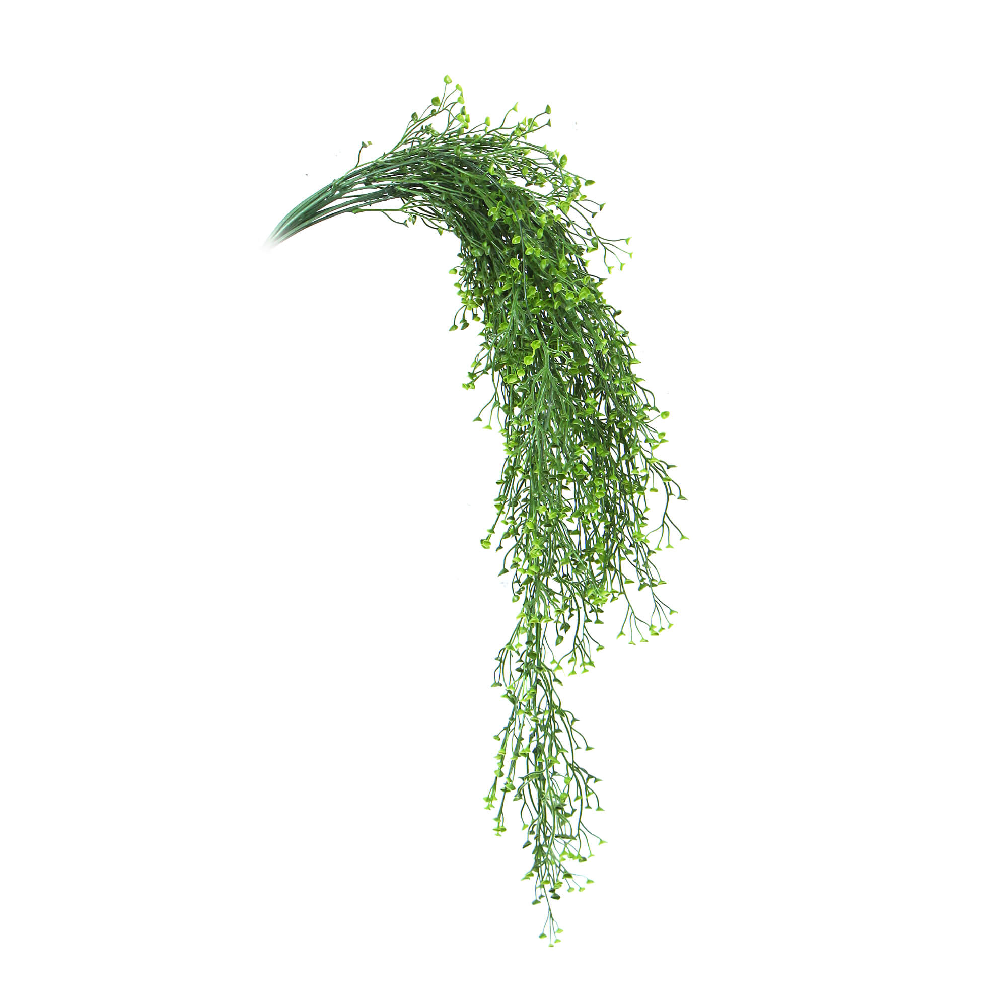 A 90cm long artificial hanging plant featuring natural green string of pearls, perfect for indoor and outdoor decoration.