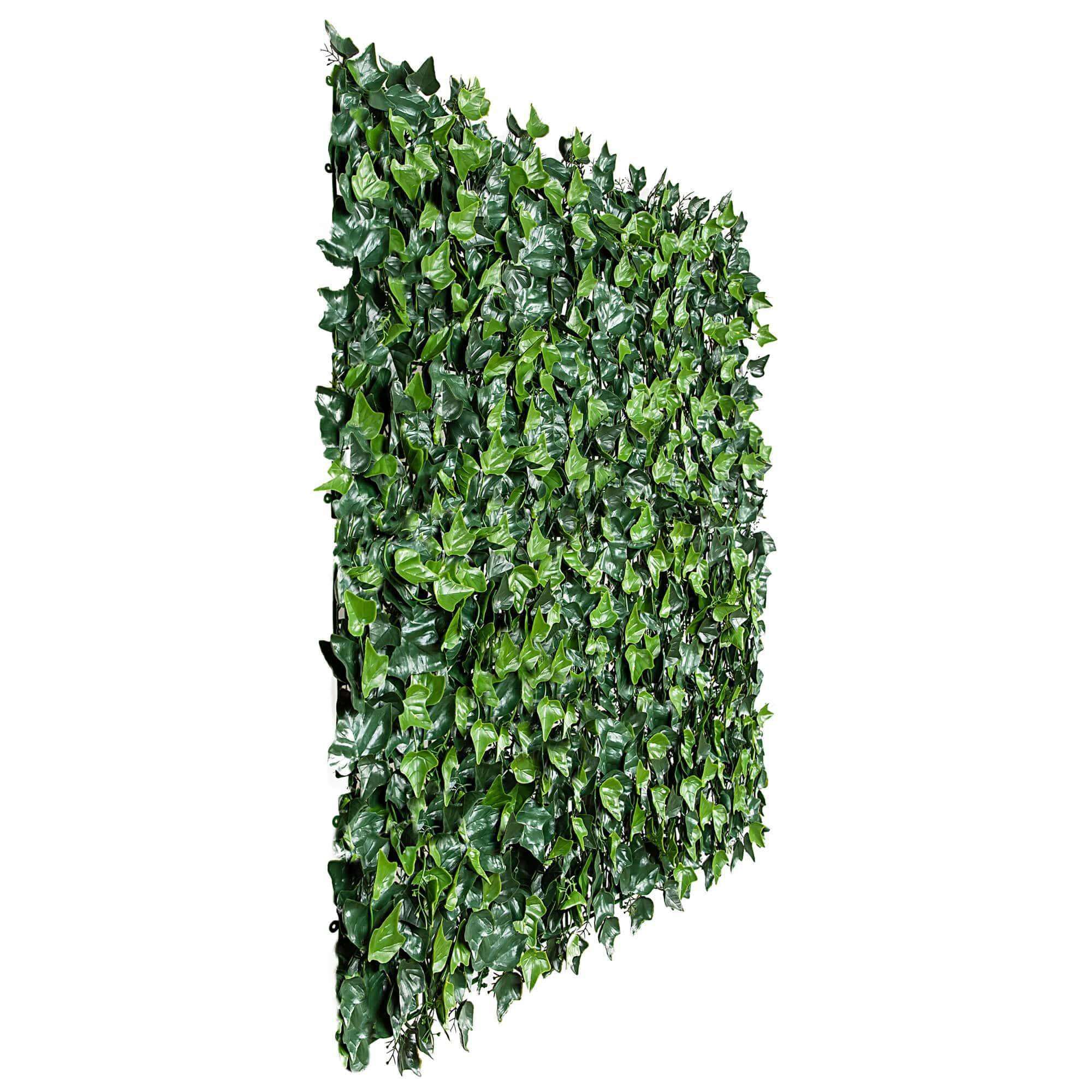 Artificial ivy leaf wall panel